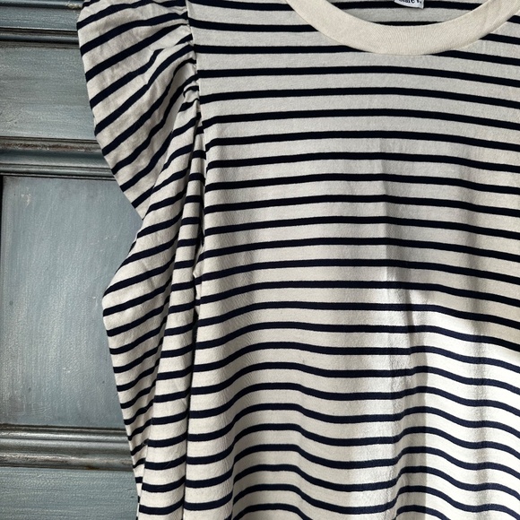 Clare V Striped Le Puff Dress Size M - Picture 8 of 11
